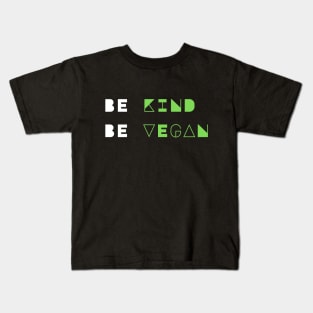 Be Kind Be Vegan Kids T-Shirt